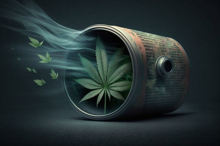 Sploof weed smoke filter art